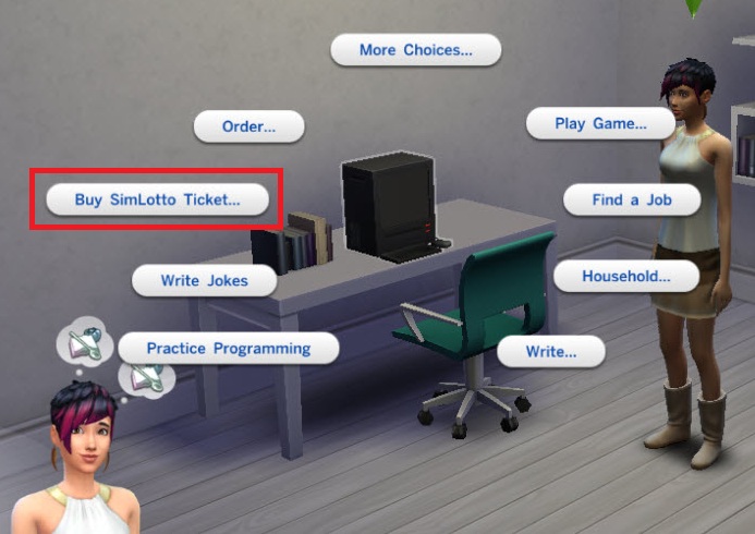 Mod xổ số The Sims 4
