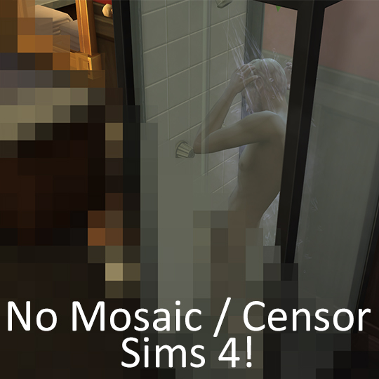 No Mosaic - Mod không che của The Sims 4