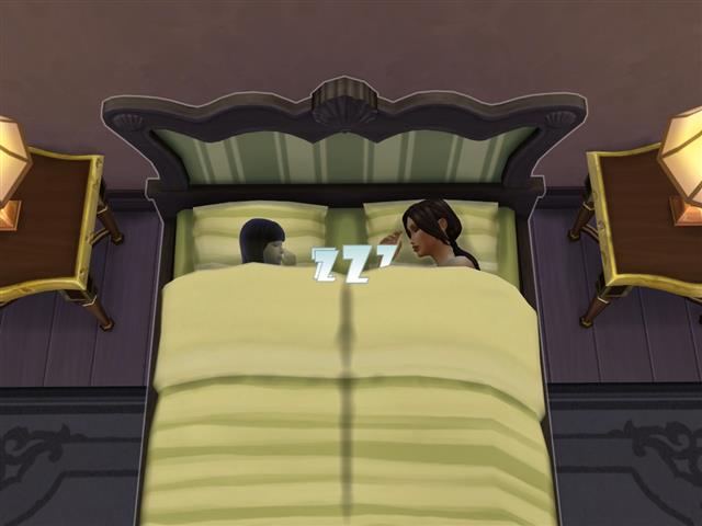 Mod chia sẻ giường với bất cứ ai The Sims 4
