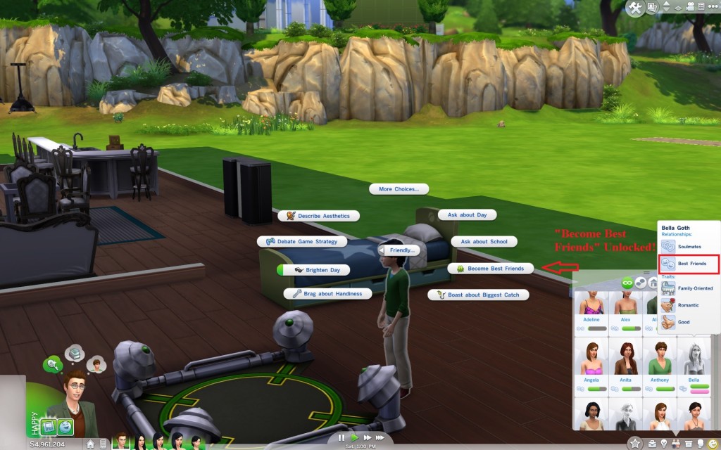 Mod cho phép có nhiều Best Friend cùng một lúc The Sims 4