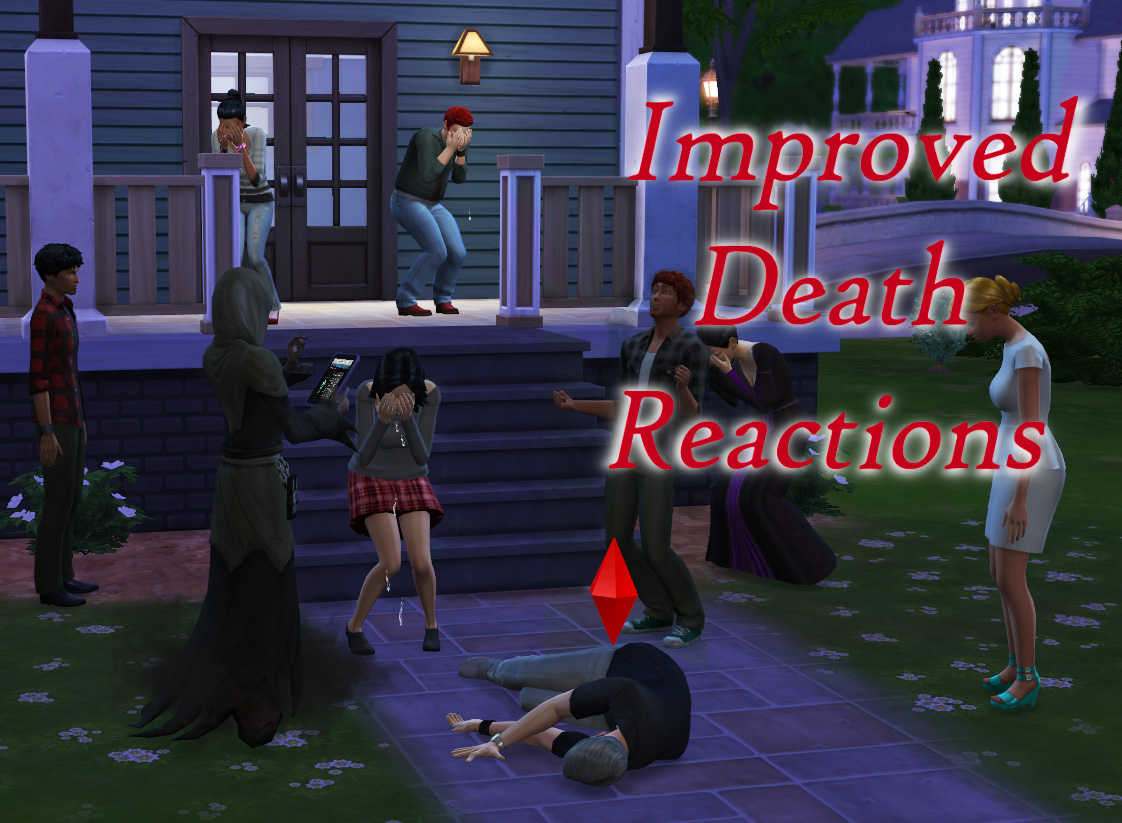 Mod tăng phản ứng khi Sim chết trong The Sims 4