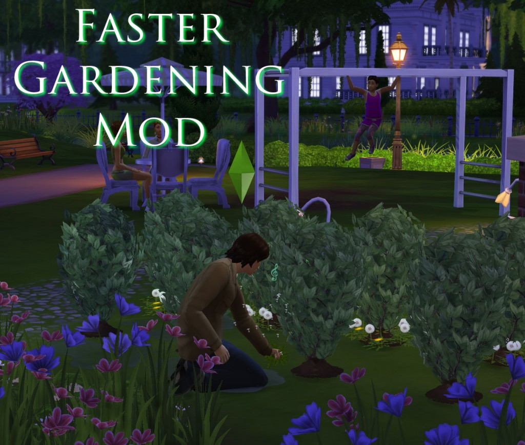 Mod tăng tốc độ làm vườn The Sims 4