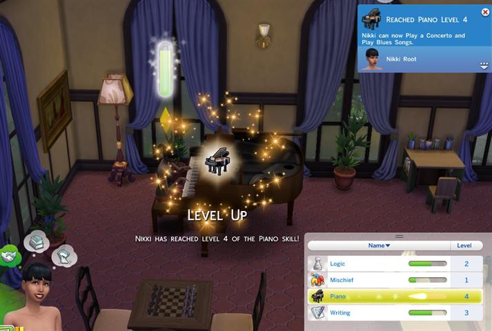 Mod tăng giảm tốc độ học skill The Sims 4