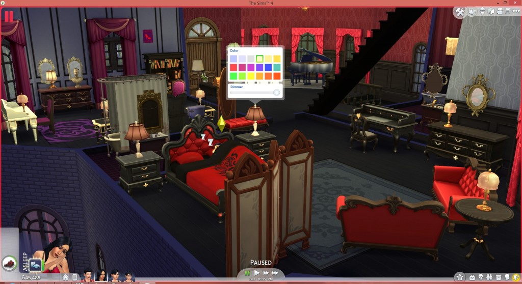 Mod tăng độ sáng của đèn The Sims 4