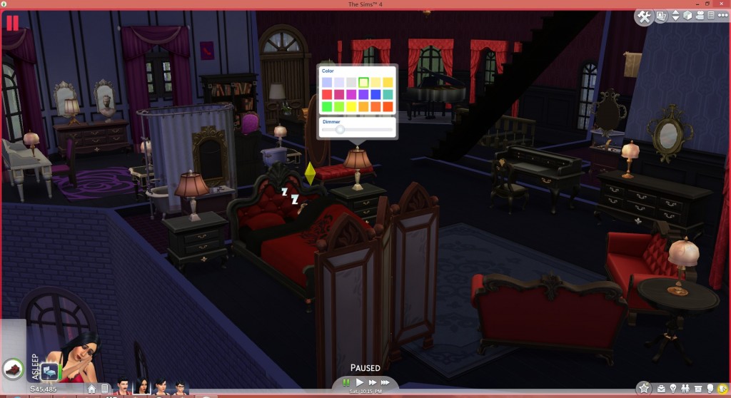 Mod tăng độ sáng của đèn The Sims 4