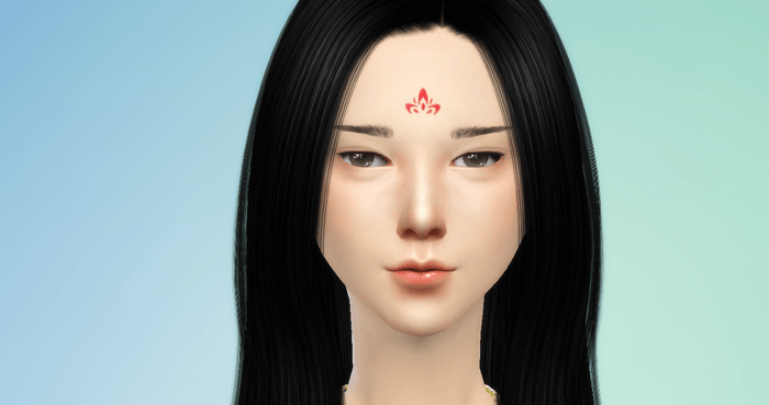 China bindi tattoo The Sims 4