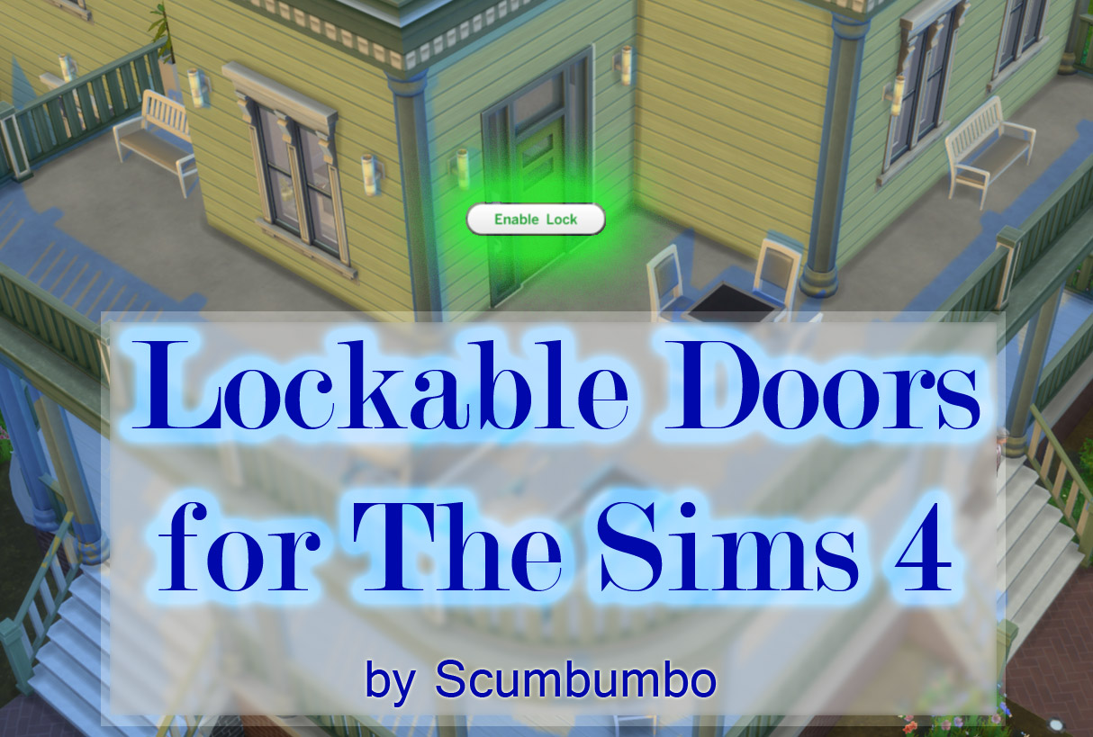 Mod khóa cửa The Sims 4