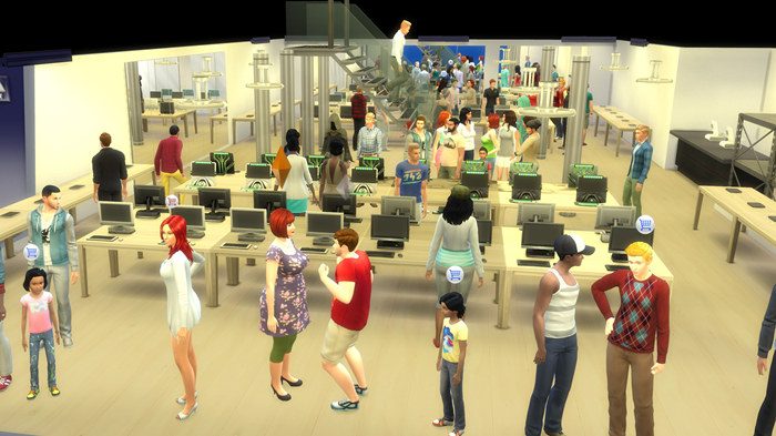 Mod tăng số lượng khách hàng tới shop The Sims 4