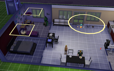 Bóng đèn tàng hình trong game The Sims 4