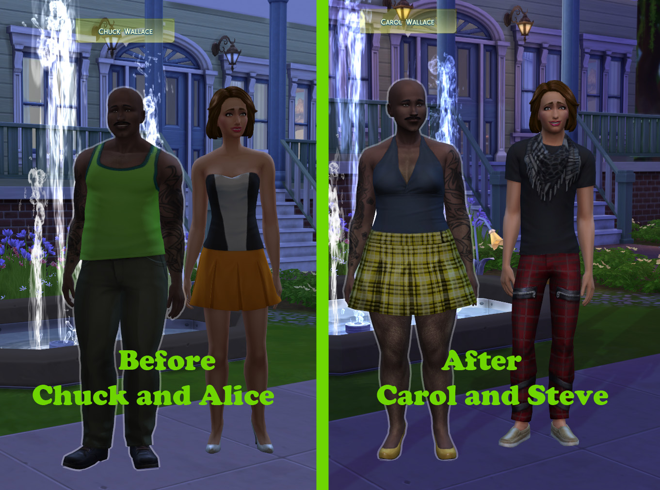 Mod thay đổi họ tên và giới tính The Sims 4