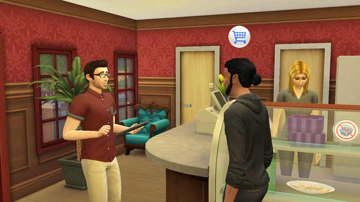 Mod tăng thời gian chờ đợi của khách hàng The Sims 4
